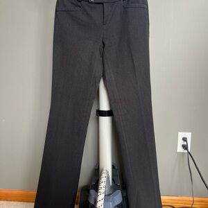 Banana Republic Sloan Fit Stretch Trouser Dress Pants Women 2 Black/grey